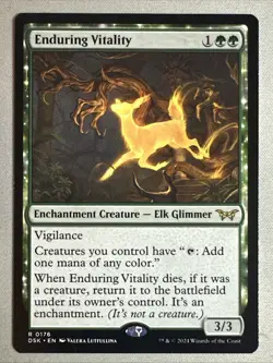 MTG / Enduring Vitality / DSK / #176 / Regular / Rare / NM - Image 1