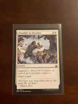 Magic the Gathering Battlebond Shoulder to Shoulder - Image 1