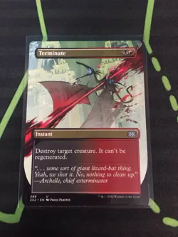 MTG Magic The Gathering Terminate 2X2 Borderless Rakdos Commander - Image 1