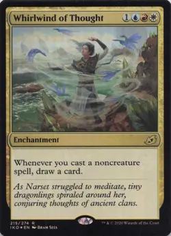 Whirlwind of Thought Ikoria Rare Foil #215 NM MTG - Image 1