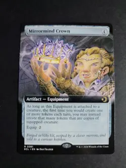 Mirrormind Crown (Extended Art) Rare MTG Lorwyn Eclipsed - Image 1