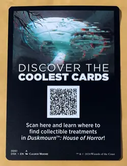 MTG - Duskmourn: House of Horror EVERYWHERE TOKEN LAND Non Foil #16 “Unplayed” - Image 3