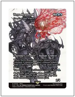 1x Terra Branford - Urza, Lord High Artificer, Showcase Magic MTG NM - Image 1