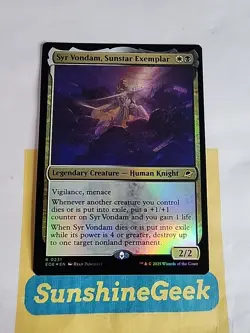 Syr Vondam, Sunstar Exemplar Edge of Eternities Foil - Image 1