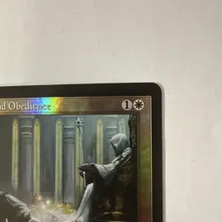 Blind Obedience (Retro Frame) Foil (Serial Number) - Serialized 065/500 RVR NM - Image 3