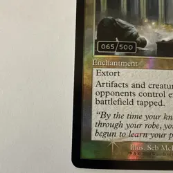 Blind Obedience (Retro Frame) Foil (Serial Number) - Serialized 065/500 RVR NM - Image 4