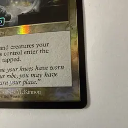 Blind Obedience (Retro Frame) Foil (Serial Number) - Serialized 065/500 RVR NM - Image 5