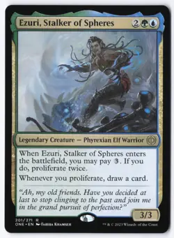 Ezuri, Stalker of Spheres R Phyrexia: All Will Be One 201 NM - Image 1