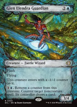 Glen Elendra Guardian X1 SHOWCASE-NM/M-Lorwyn Eclipsed - Image 1