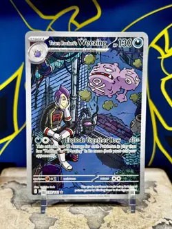 Pokemon Destined Rivals - Team Rocket’s Weezing - Illustration Rare- 199/182 - Image 1
