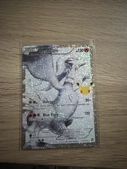Pokemon TCG Celebrations 25th Anniversary Reshiram And Zekrom Full Art M/NM - Image 2