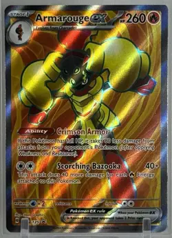 Armarouge ex 2024 Pokemon TCG #125 Scarlet & Violet Black Star Promo Full Art - Image 1