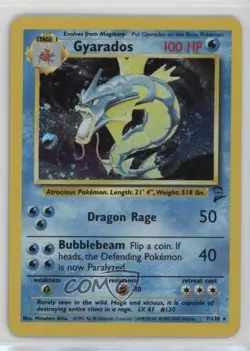 Gyarados Holo Pokemon Base Set 2 #7 2000 - Image 1