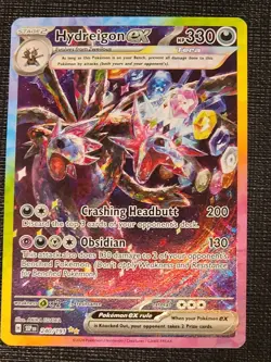 Hydreigon ex 240/191 SIR - Pokemon Scarlet & Violet: Surging Sparks-NM - Image 1