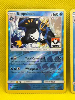 Pokemon Tcg Empoleon 34/156 Reverse League Stamped & Cracked Ice Holo - Image 2
