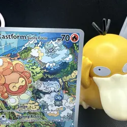Castform Sunny Form 195/191 Illustration Rare - Surging Sparks - Pokemon TCG - Image 3