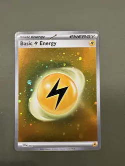 Pokemon TCG Scarlet & Violet 151 HD Holo Lightning Energy SVE EN 004 - Image 1