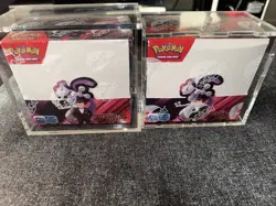 Pokemon: Destined Rivals Booster Box - Sealed & in Acrylic Case - Image 1