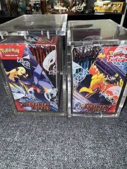 Pokemon: Destined Rivals Booster Box - Sealed & in Acrylic Case - Image 3