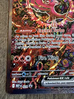 Pokemon TCG Oricorio ex #024 ME: Mega Evolution Promo Holo - Image 3