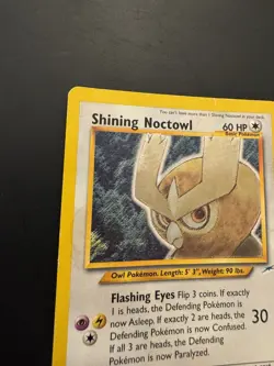 Pokemon TCG Shining Noctowl Neo Destiny 110 Holo Rare Unlimited - Image 5