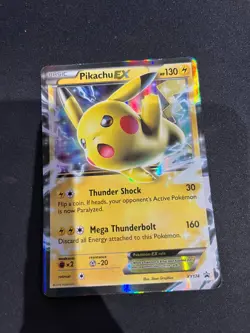 Pikachu Ex XY174 HP/DMG - Black Star Promo Ultra Rare Holo Pokemon TCG - Image 1