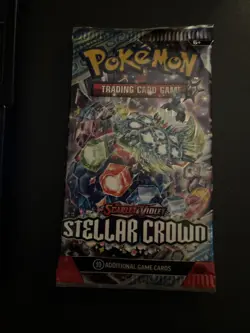 Heavy! 22.55 Gram Pokemon Stellar Crown Booster Pack Sealed - Image 2