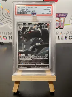 Pokemon TCG Scarlet & Violet Houndoom 066/064 Shrouded Fable PSA 10 - Gem Mint - Image 1