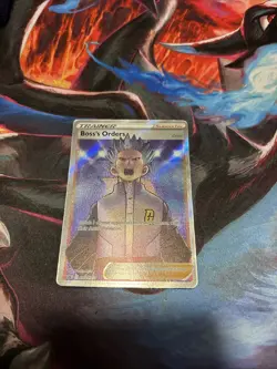 Pokemon TCG Boss's Orders Trainer SWSH251 Full Art Holo Black Star Promo NM+ - Image 4
