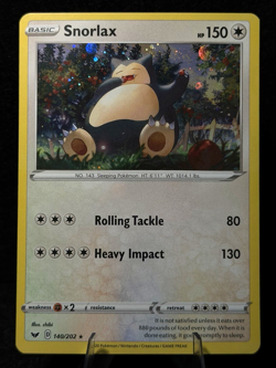 Pokemon TCG Snorlax - (Cosmos Holo) 140/202 Blister Exclusives Holo NM - Image 1