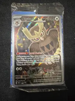 Pokemon TCG Noctowl 141 Pokemon Center ETB Promo Sealed - Image 1