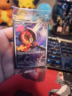 Charcadet 022 Black Star Promo Pokemon Center Stamp Phantasmal Flames ETB MEP - Image 1