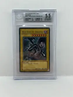 Yu-Gi-Oh! Red Eyes B. Dragon SDJ-001 BGS 5.5 Ultra Rare Original - Image 1