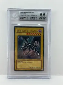 Yu-Gi-Oh! Red Eyes B. Dragon SDJ-001 BGS 5.5 Ultra Rare Original - Image 3
