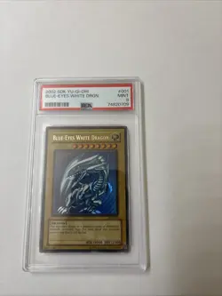 Blue-Eyes White Dragon SDK-001 Starter Deck Kaiba PSA 9 Yugioh - Image 1