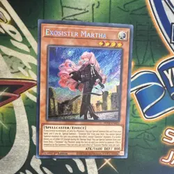 Yugioh! Exosister Martha POTE-EN025 Secret Rare 1st Edition NM - Image 1