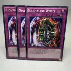 3x Yugioh Nightmare Wheel MIL1-EN024 Common - LP-NM 💎 - Image 1