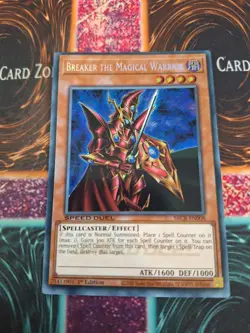 Yugioh Breaker the Magical Warrior SBCB-EN008 Secret Rare 1st Edition Near Mint - Image 1