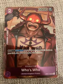 one piece romance dawn tcg OP01-109 Who's.who parallel eng alternative art - Image 1