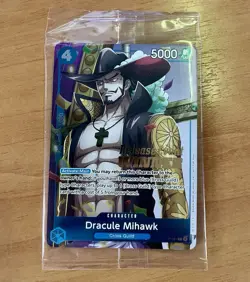 Dracule Mihawk P-081 Pre-Release WINNER Sealed ENG | One Piece Card Game TCG - Image 1