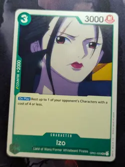 One Piece Card Game CCG TCG Izo - OP01-033 UC English - Revised - Image 1