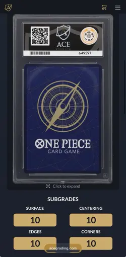 One Piece CCG Monkey D. Luffy ST21-014 ACE 10 One Piece Magazine Vol. 20 2025 - Image 3