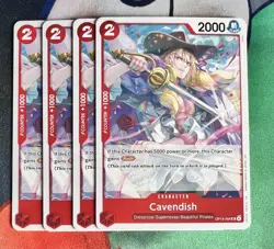 One Piece TCG Cavendish OP14-004 UC Playset (x4 Cards) - Image 1