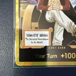 OP14 Gold DON!! Card Hawk Eye Mihawk The Azure Seas Seven One Piece CCG ENGLISH - Image 4