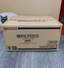 ONE PIECE Card Game OP-11 Fist of Divine Speed Sealed Case in 12 BOX Japanese - Image 1