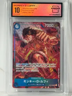 MONKEY D. LUFFY OP02-062 SR ALT ART 2022 ONE PIECE CARD JAPANESE ARENA CLUB 10 - Image 1