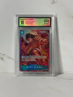 MONKEY D. LUFFY OP02-062 SR ALT ART 2022 ONE PIECE CARD JAPANESE ARENA CLUB 10 - Image 2