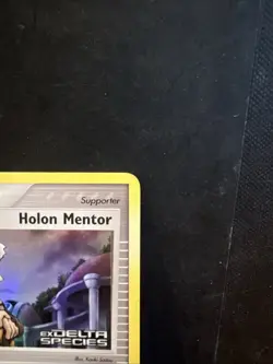 Pokemon Card Ex Delta Species Holon Mentor 93/113 2005 Reverse Stamped Holo - Image 3