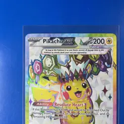 Pikachu ex 219/191 - Surging Sparks Ultra Rare Pokemon TCG - NM Card - Image 2