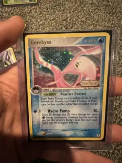 Gorebyss 17/92 - Pokemon Holo Foil Card (Ex Legend Maker) - LP+ Swirl - Image 1